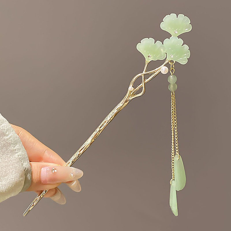 1pc Elegant Chinese Style Gree - Women'S Accessories Designer บทวิจารณ์และราคา