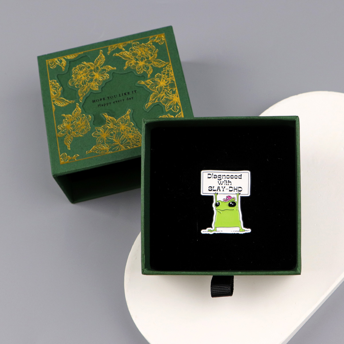 Frog Enamel Pin Badge for Wome - Women Accessories Gift Box บทวิจารณ์และราคา